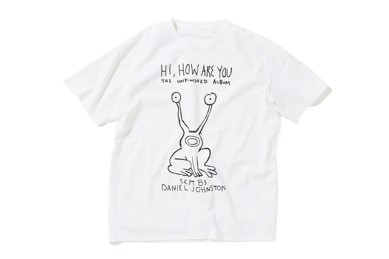 Daniel Johnston JOURNAL STANDARD Print T Shirts Collaboration collection Release Info