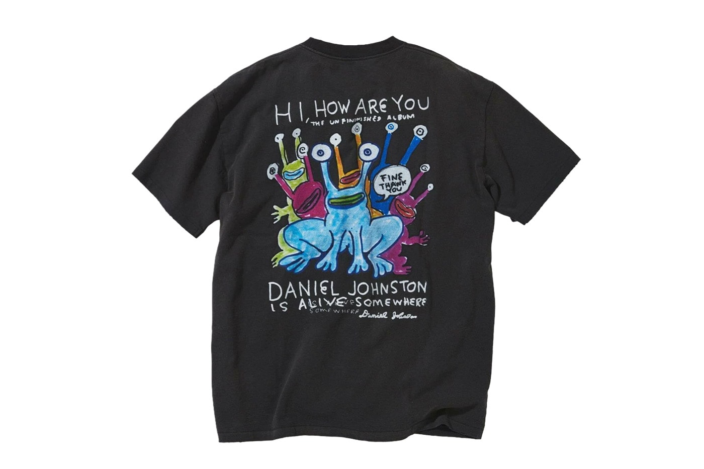 Daniel Johnston JOURNAL STANDARD Print T Shirts Collaboration collection Release Info