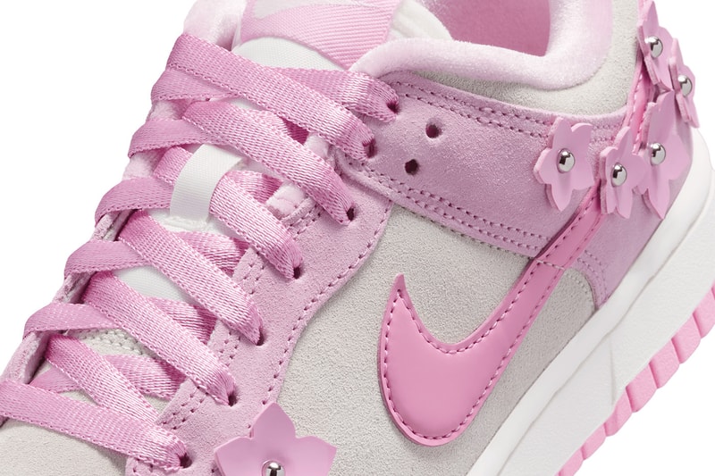 Nike Dunk Low Pink Flowers IV4726-600 Official Images