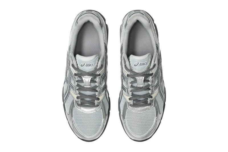 ASICS GEL-STRATUS MC in Concrete grey colorway, hybrid performance silhouette with mesh upper - detail view 5