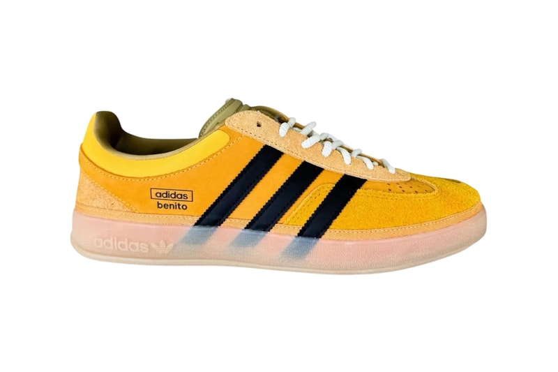 Bad Bunny adidas Gazelle Indoor Solar Gold/Core Black/Gum KI2592 Images Info