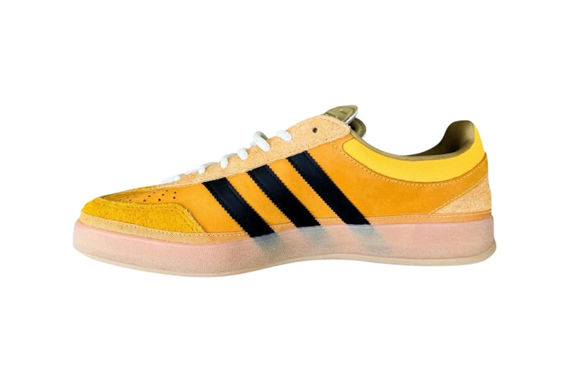 Bad Bunny adidas Gazelle Indoor Solar Gold/Core Black/Gum KI2592 Images Info 