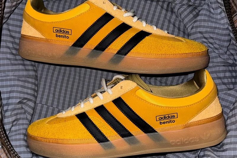 The Bad Bunny x adidas Gazelle Indoor “Solar Gold” Drops This October