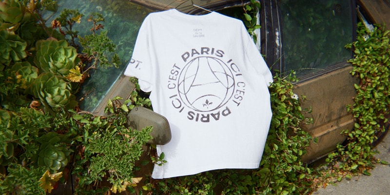 Gallery Dept. and Paris Saint-Germain Unveil Limited-Edition "I Love Paris" T-Shirt ici cest paris