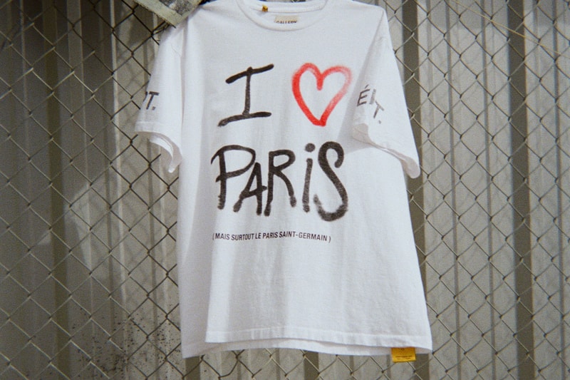 Gallery Dept. and Paris Saint-Germain Unveil Limited-Edition "I Love Paris" T-Shirt ici cest paris