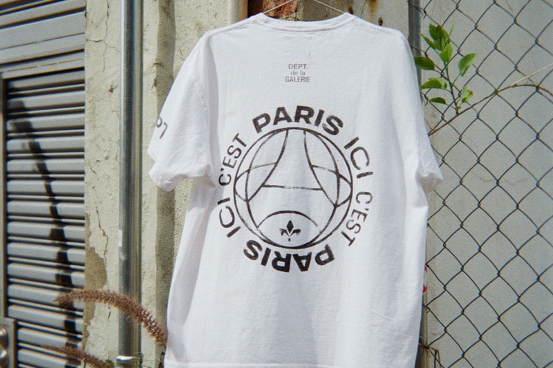 Gallery Dept. and Paris Saint-Germain Unveil Limited-Edition "I Love Paris" T-Shirt ici cest paris