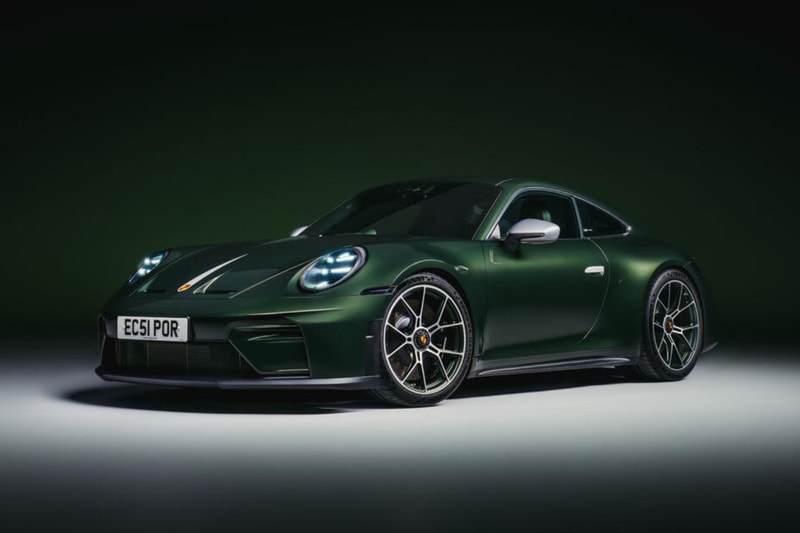 Porsche 911 GT3 Earls Court 51 Edition in Earls Court Green metallic celebrating UK 75th anniversary
