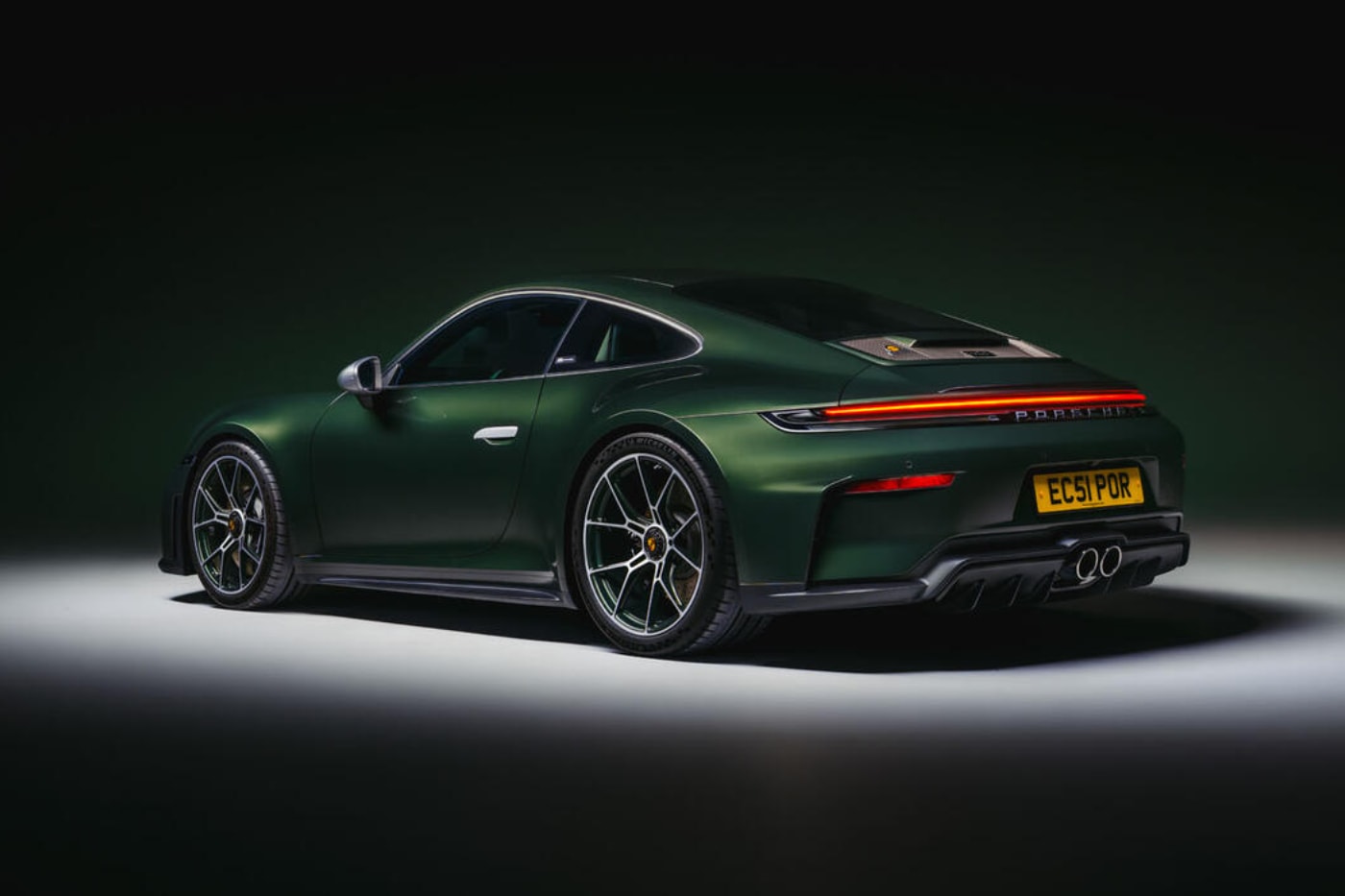 Porsche 911 GT3 Earls Court 51 Edition in Earls Court Green metallic celebrating UK 75th anniversary