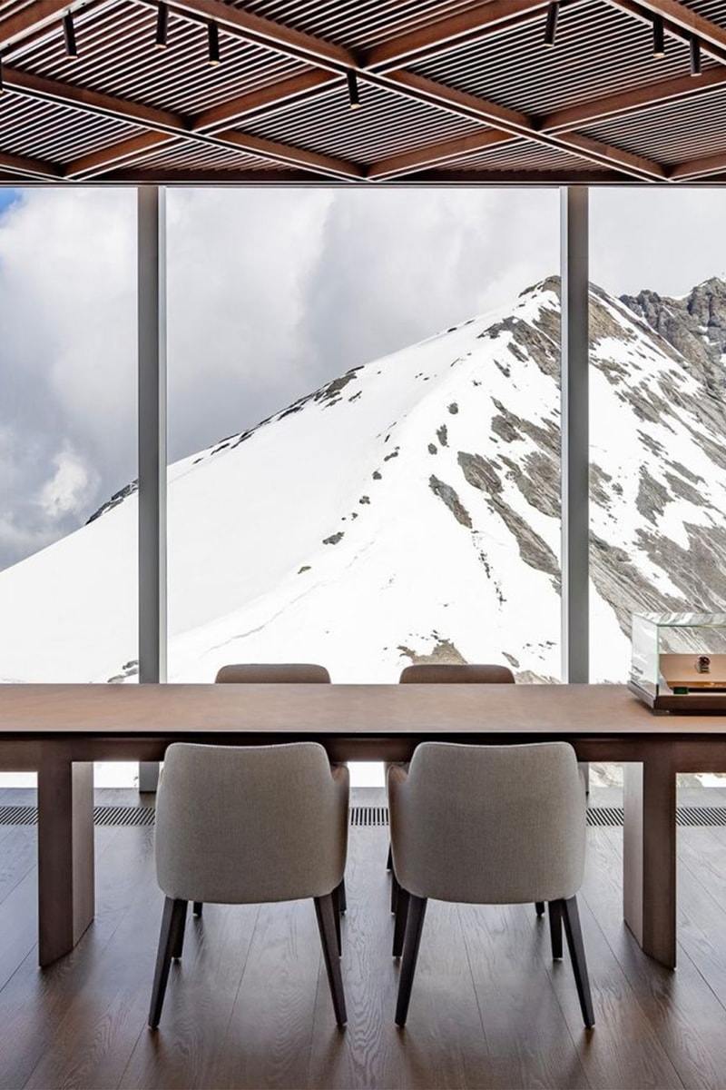Rolex Highest Boutique in the World 482.2 TITLIS Tower Mount Titlis Summit Swiss Alps Engelberg Switzerland Herzog & de Meuron Bucherer