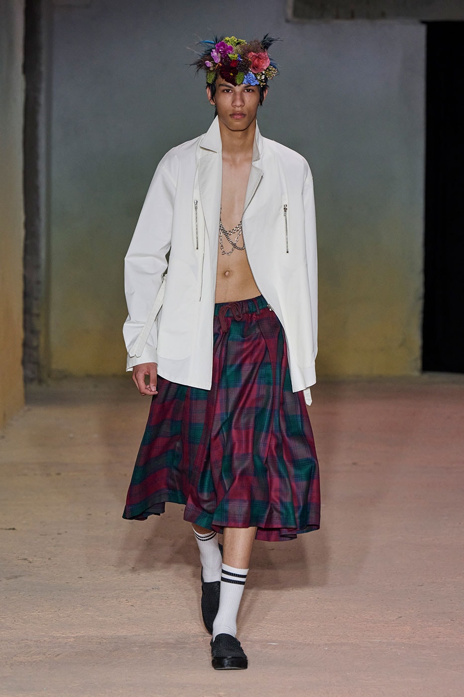 DSM Kei Ninomiya Unveils SS27 "OUR PUNK" Collection at Pitti Uomo 110 dover street market George Cox OTW by Vans Pretty Relics and Schott NYC judy blume