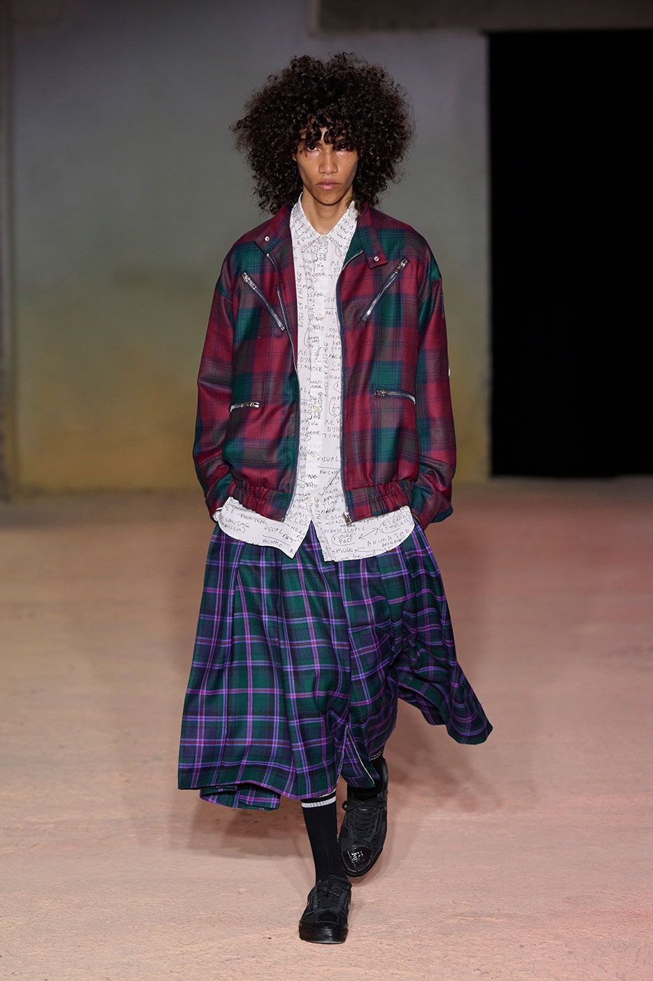DSM Kei Ninomiya Unveils SS27 "OUR PUNK" Collection at Pitti Uomo 110 dover street market George Cox OTW by Vans Pretty Relics and Schott NYC judy blume