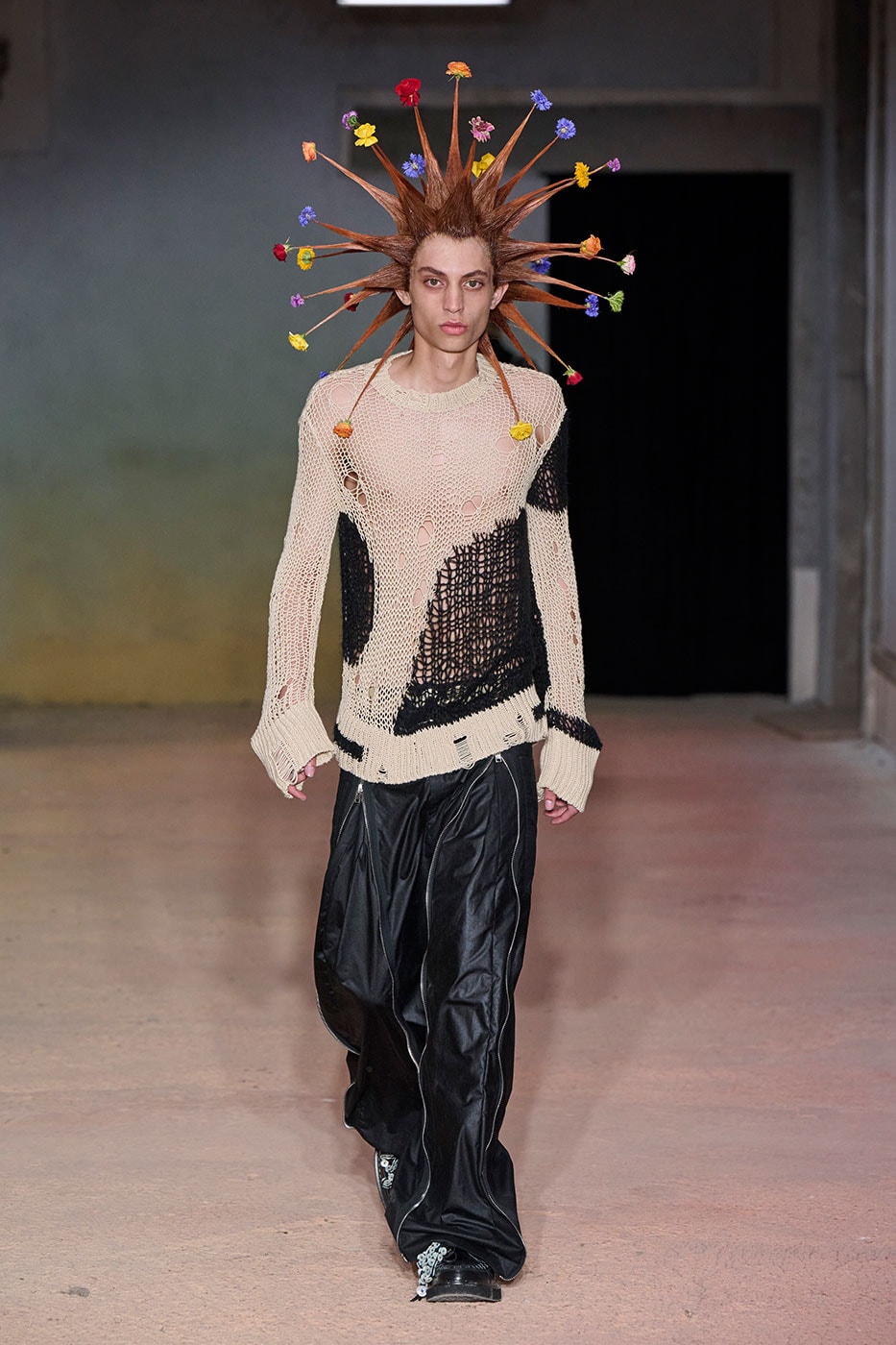 DSM Kei Ninomiya Unveils SS27 "OUR PUNK" Collection at Pitti Uomo 110 dover street market George Cox OTW by Vans Pretty Relics and Schott NYC judy blume