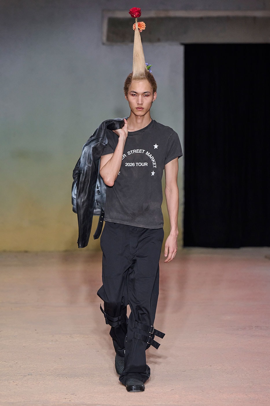 DSM Kei Ninomiya Unveils SS27 "OUR PUNK" Collection at Pitti Uomo 110 dover street market George Cox OTW by Vans Pretty Relics and Schott NYC judy blume