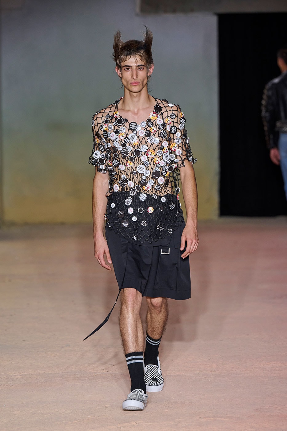 DSM Kei Ninomiya Unveils SS27 "OUR PUNK" Collection at Pitti Uomo 110 dover street market George Cox OTW by Vans Pretty Relics and Schott NYC judy blume