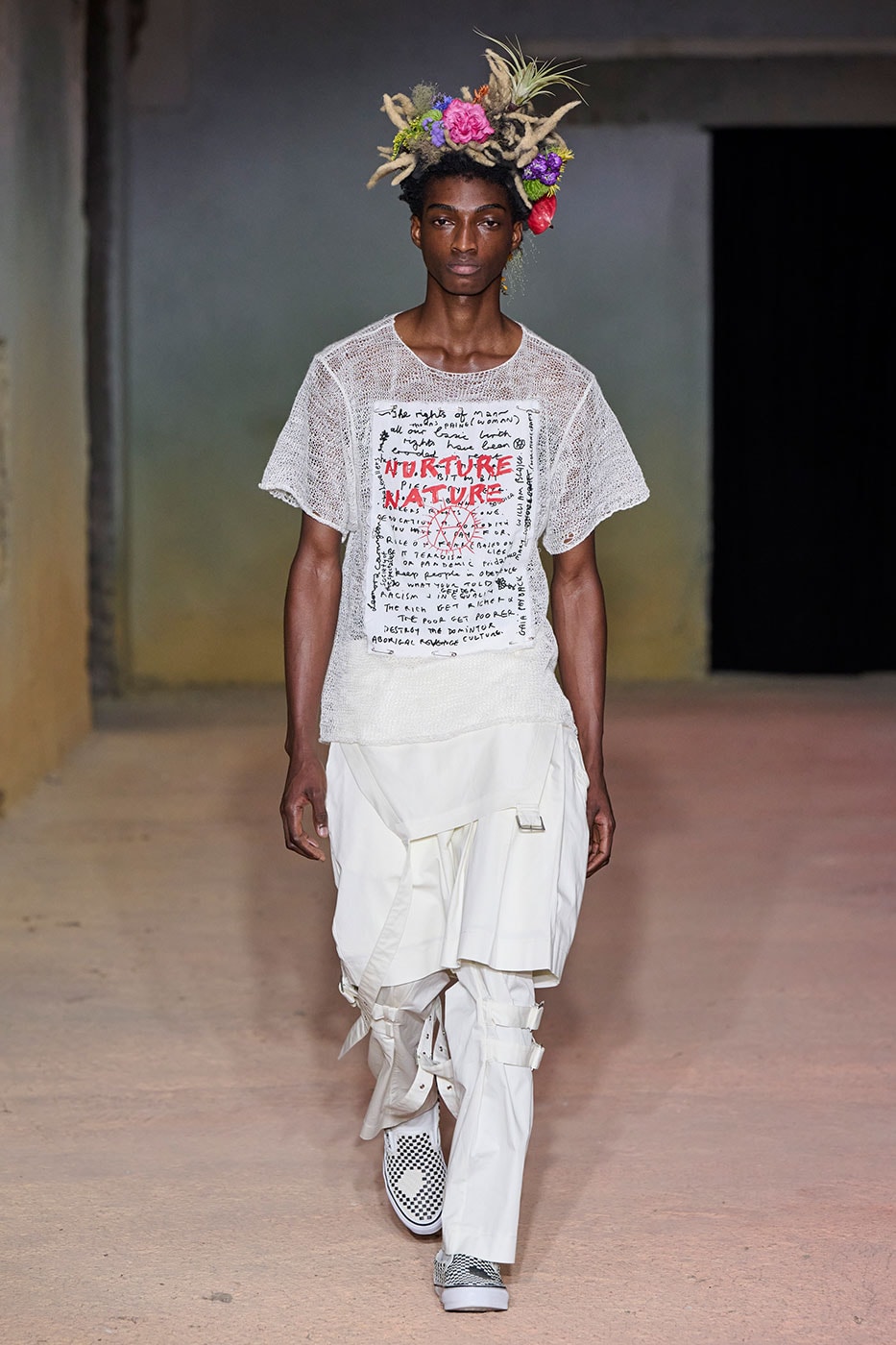DSM Kei Ninomiya Unveils SS27 "OUR PUNK" Collection at Pitti Uomo 110 dover street market George Cox OTW by Vans Pretty Relics and Schott NYC judy blume