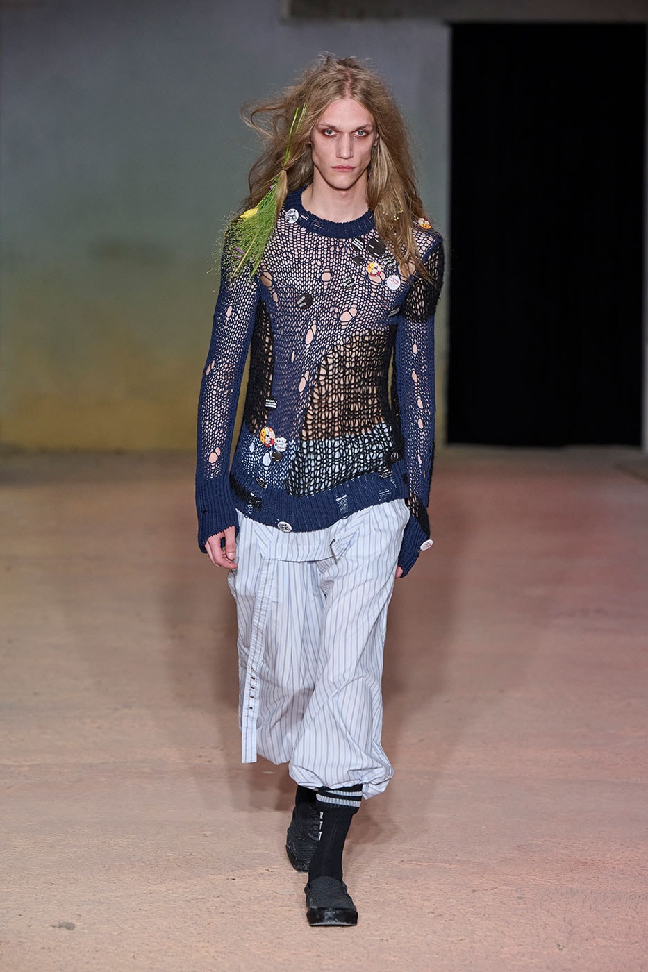 DSM Kei Ninomiya Unveils SS27 "OUR PUNK" Collection at Pitti Uomo 110 dover street market George Cox OTW by Vans Pretty Relics and Schott NYC judy blume