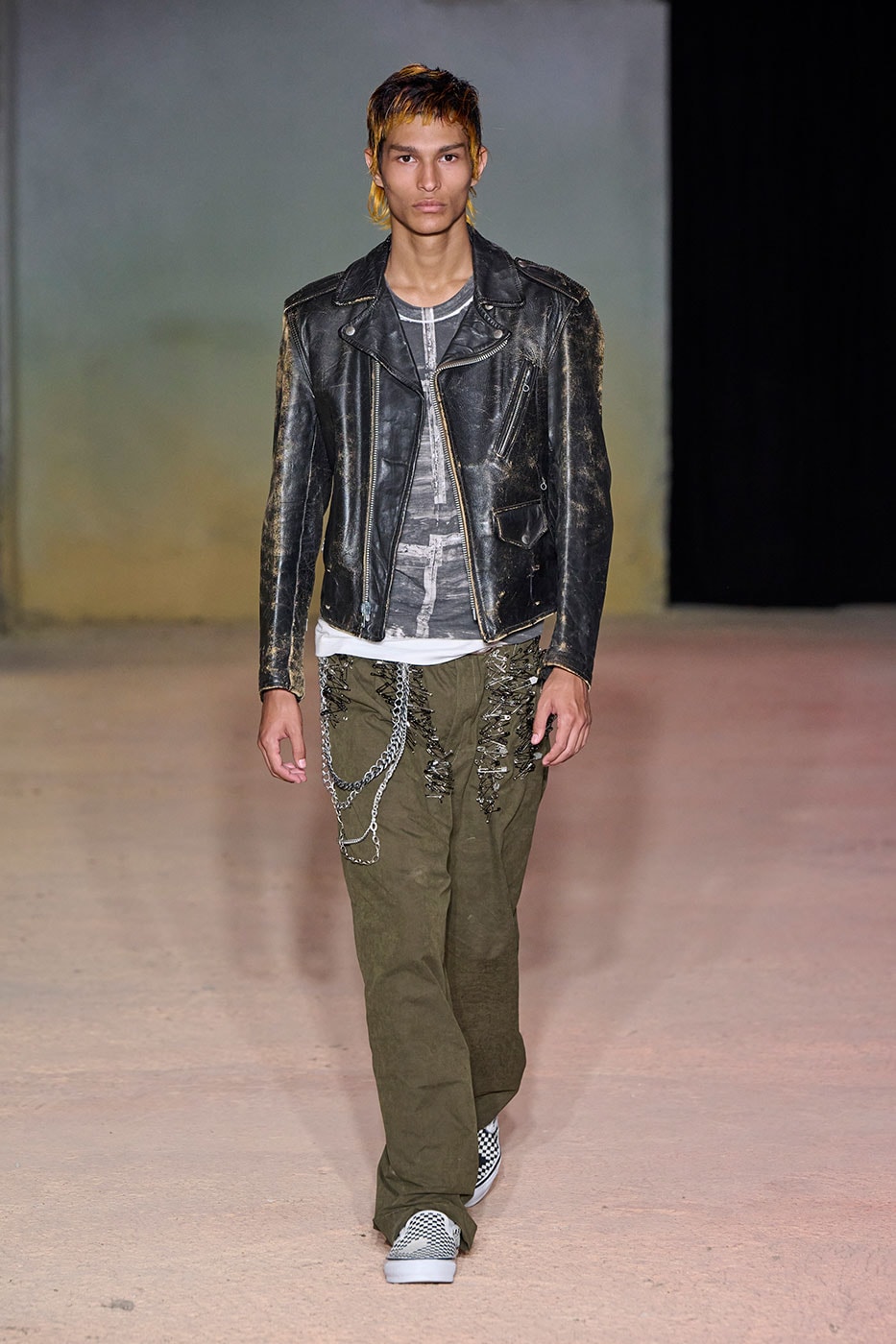 DSM Kei Ninomiya Unveils SS27 "OUR PUNK" Collection at Pitti Uomo 110 dover street market George Cox OTW by Vans Pretty Relics and Schott NYC judy blume