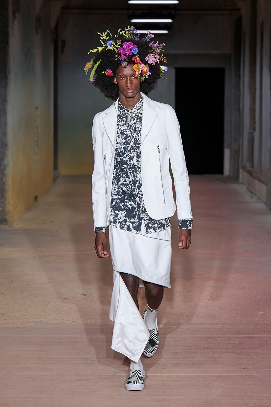 DSM Kei Ninomiya Unveils SS27 "OUR PUNK" Collection at Pitti Uomo 110 dover street market George Cox OTW by Vans Pretty Relics and Schott NYC judy blume