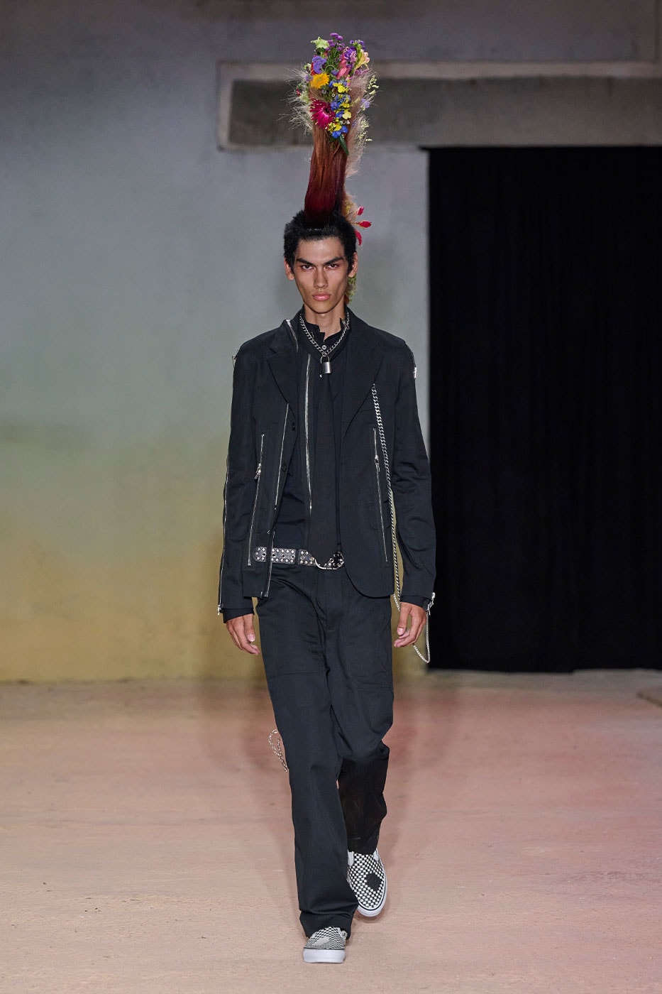 DSM Kei Ninomiya Unveils SS27 "OUR PUNK" Collection at Pitti Uomo 110 dover street market George Cox OTW by Vans Pretty Relics and Schott NYC judy blume