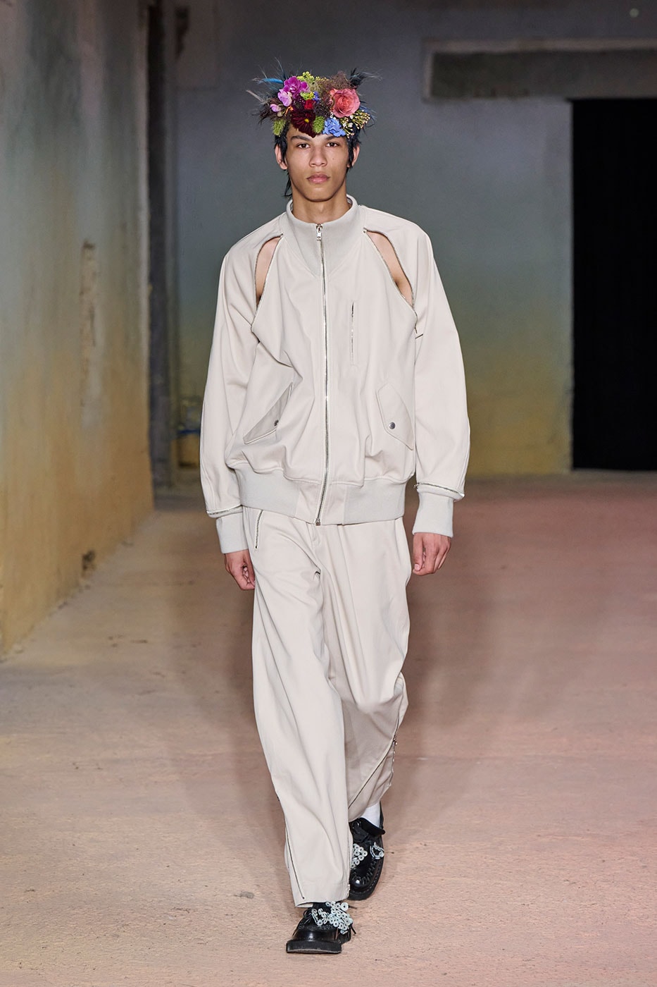 DSM Kei Ninomiya Unveils SS27 "OUR PUNK" Collection at Pitti Uomo 110 dover street market George Cox OTW by Vans Pretty Relics and Schott NYC judy blume