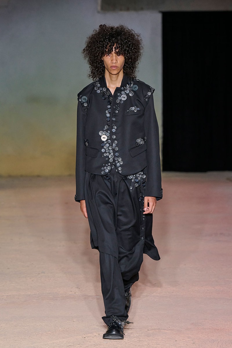 DSM Kei Ninomiya Unveils SS27 "OUR PUNK" Collection at Pitti Uomo 110 dover street market George Cox OTW by Vans Pretty Relics and Schott NYC judy blume