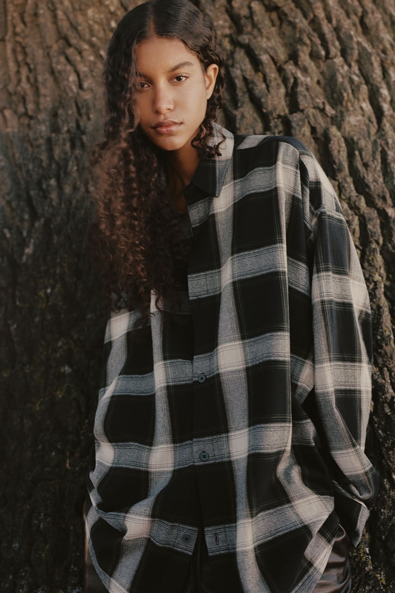 Fear of God Essentials Summer 2026 archival plaid flannel shirt