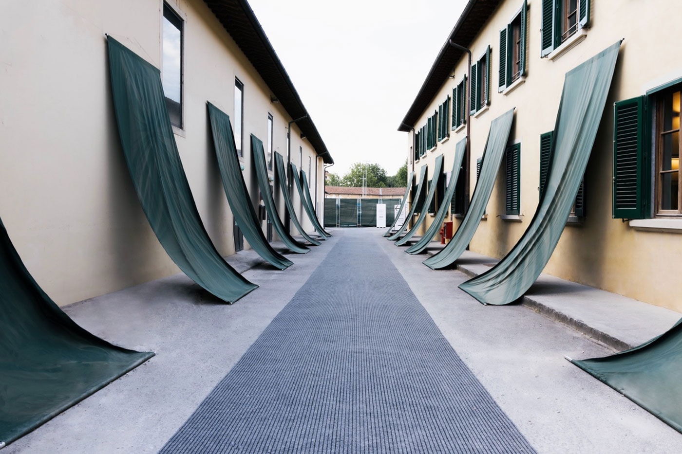 JiyongKim Sun-Bleached Installation Pitti Uomo 110 florence jiyong kim large scale exhibition special guest