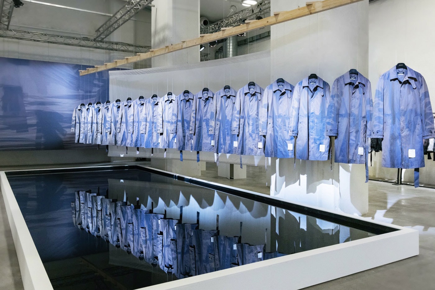 JiyongKim Sun-Bleached Installation Pitti Uomo 110 florence jiyong kim large scale exhibition special guest
