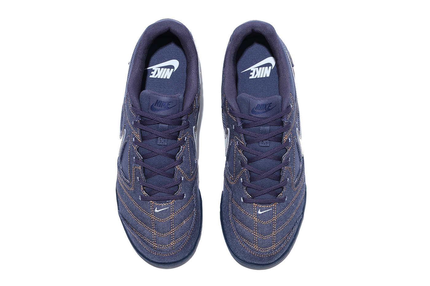 Nike Gato LV8 DENIM mita Sneaker Exclusive IH3587-400 Light Armoury Blue/Light Armoury Blue/Gum Light Brown/White IH3587-401 Thunder Blue/Coconut Milk/Obsidian/Summit White Release Info