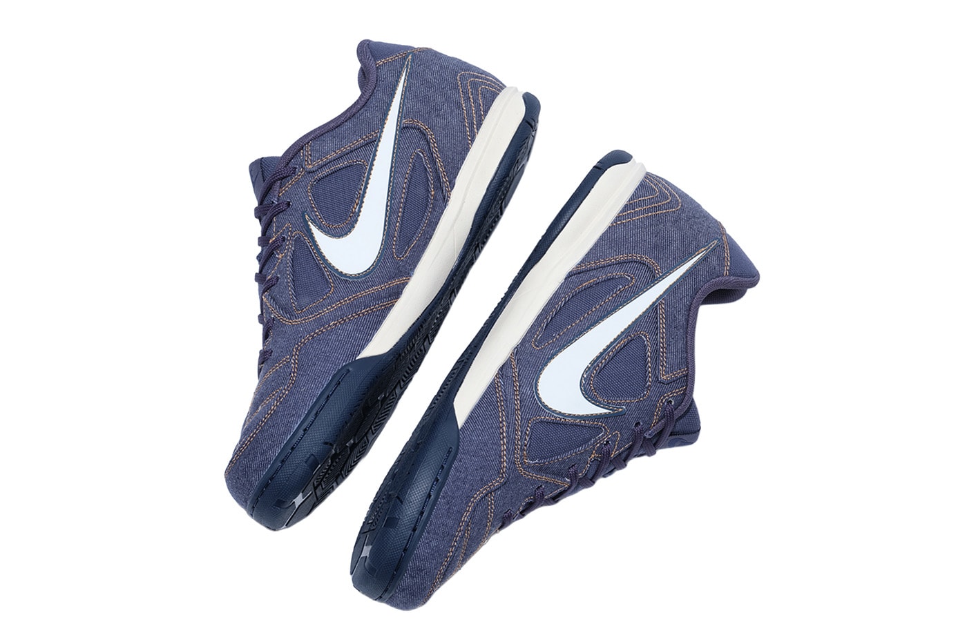 Nike Gato LV8 DENIM mita Sneaker Exclusive IH3587-400 Light Armoury Blue/Light Armoury Blue/Gum Light Brown/White IH3587-401 Thunder Blue/Coconut Milk/Obsidian/Summit White Release Info