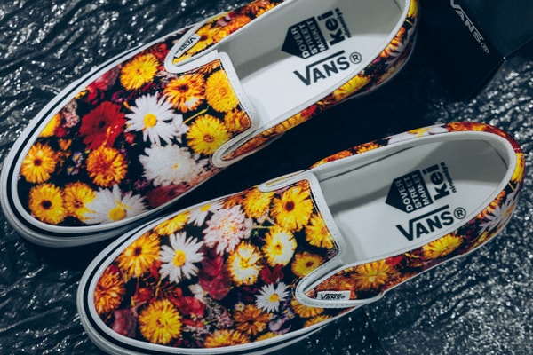 Closer Look at the DSM Kei Ninomiya x Vans Collaboration From Pitti Uomo 110 slip on modesl floral checker