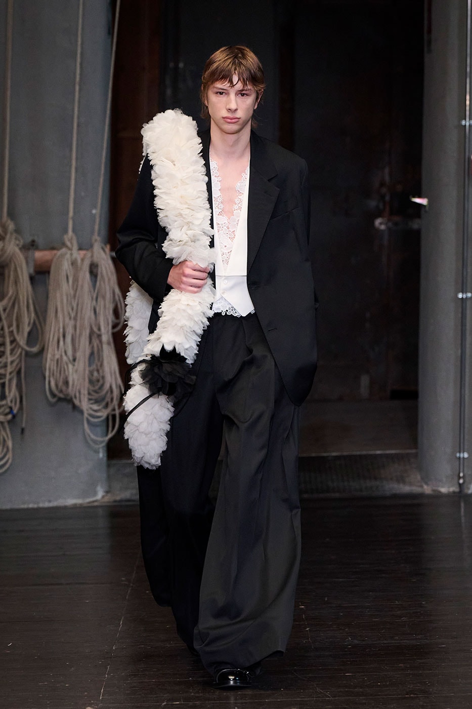 Simone Rocha Debuts Inaugural Men's Collection for SS27 pitti uomo 110 florence debut mens collection