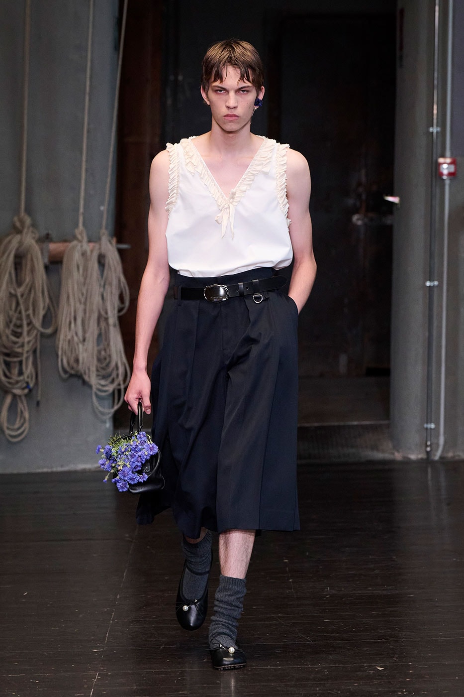 Simone Rocha Debuts Inaugural Men's Collection for SS27 pitti uomo 110 florence debut mens collection