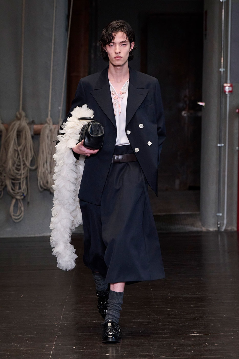 Simone Rocha Debuts Inaugural Men's Collection for SS27 pitti uomo 110 florence debut mens collection