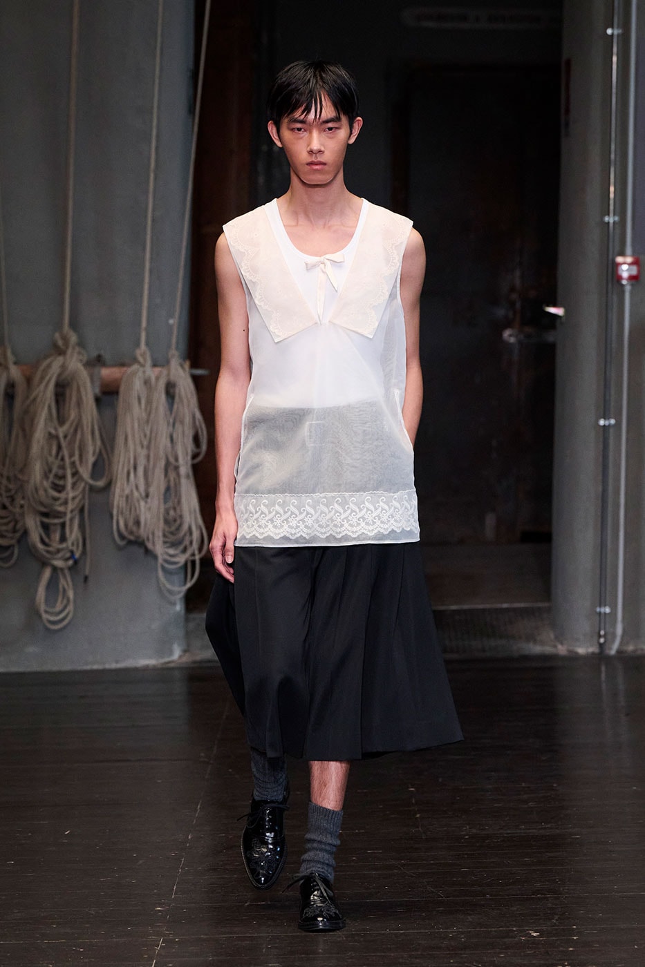 Simone Rocha Debuts Inaugural Men's Collection for SS27 pitti uomo 110 florence debut mens collection