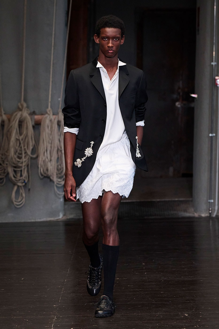 Simone Rocha Debuts Inaugural Men's Collection for SS27 pitti uomo 110 florence debut mens collection