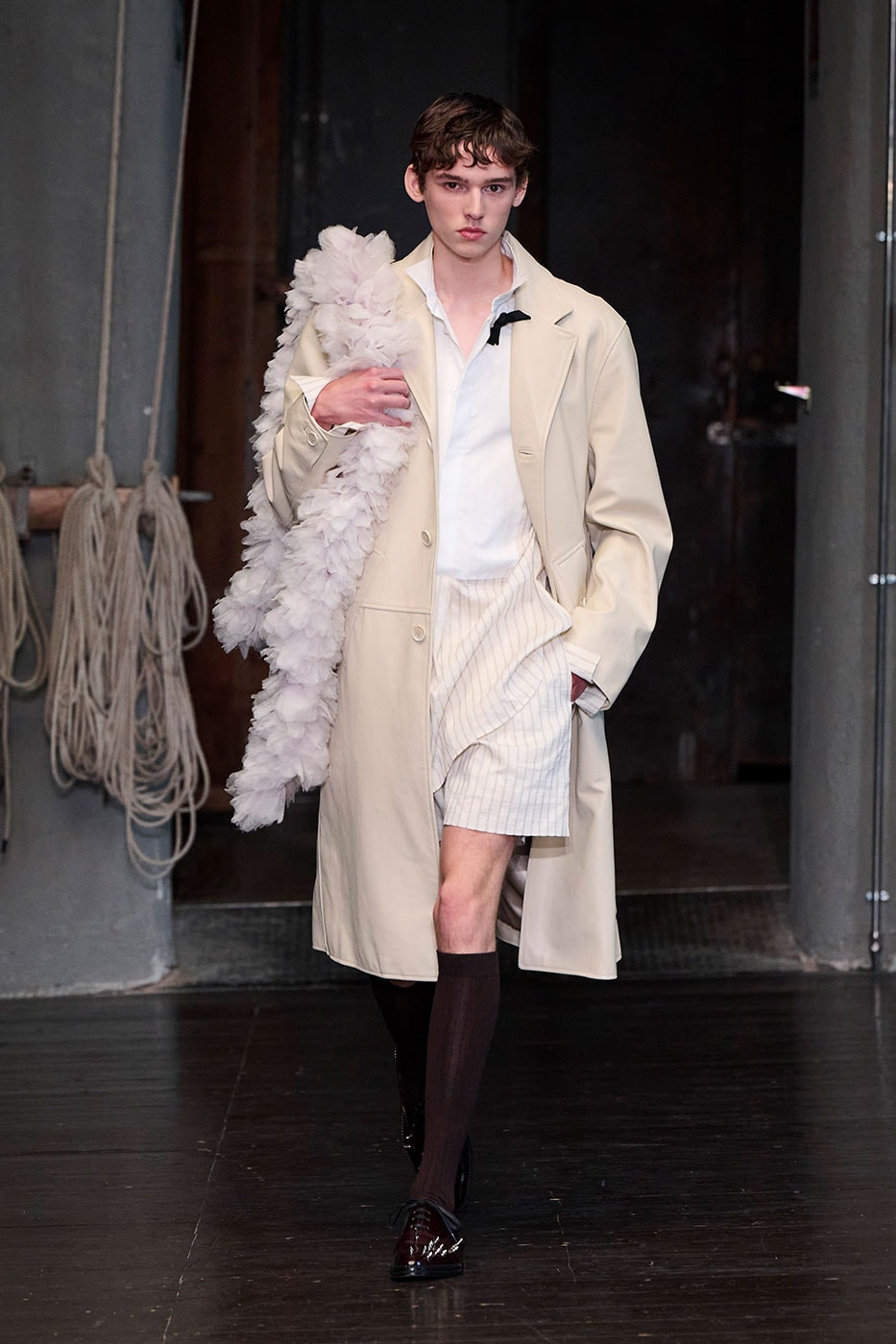 Simone Rocha Debuts Inaugural Men's Collection for SS27 pitti uomo 110 florence debut mens collection