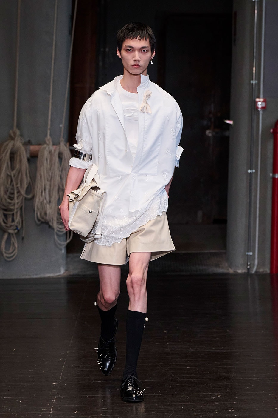 Simone Rocha Debuts Inaugural Men's Collection for SS27 pitti uomo 110 florence debut mens collection