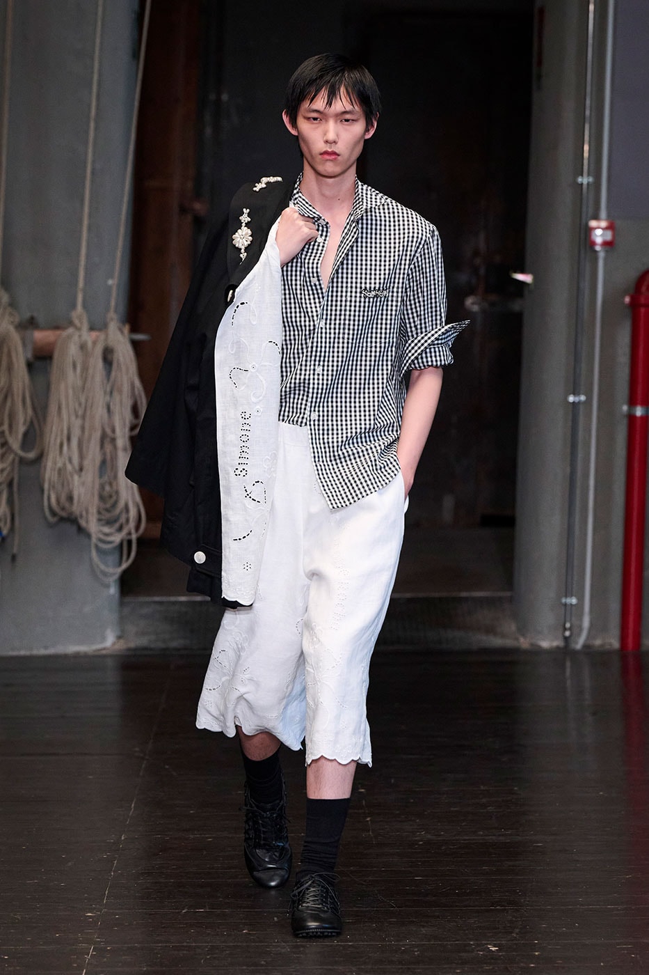 Simone Rocha Debuts Inaugural Men's Collection for SS27 pitti uomo 110 florence debut mens collection