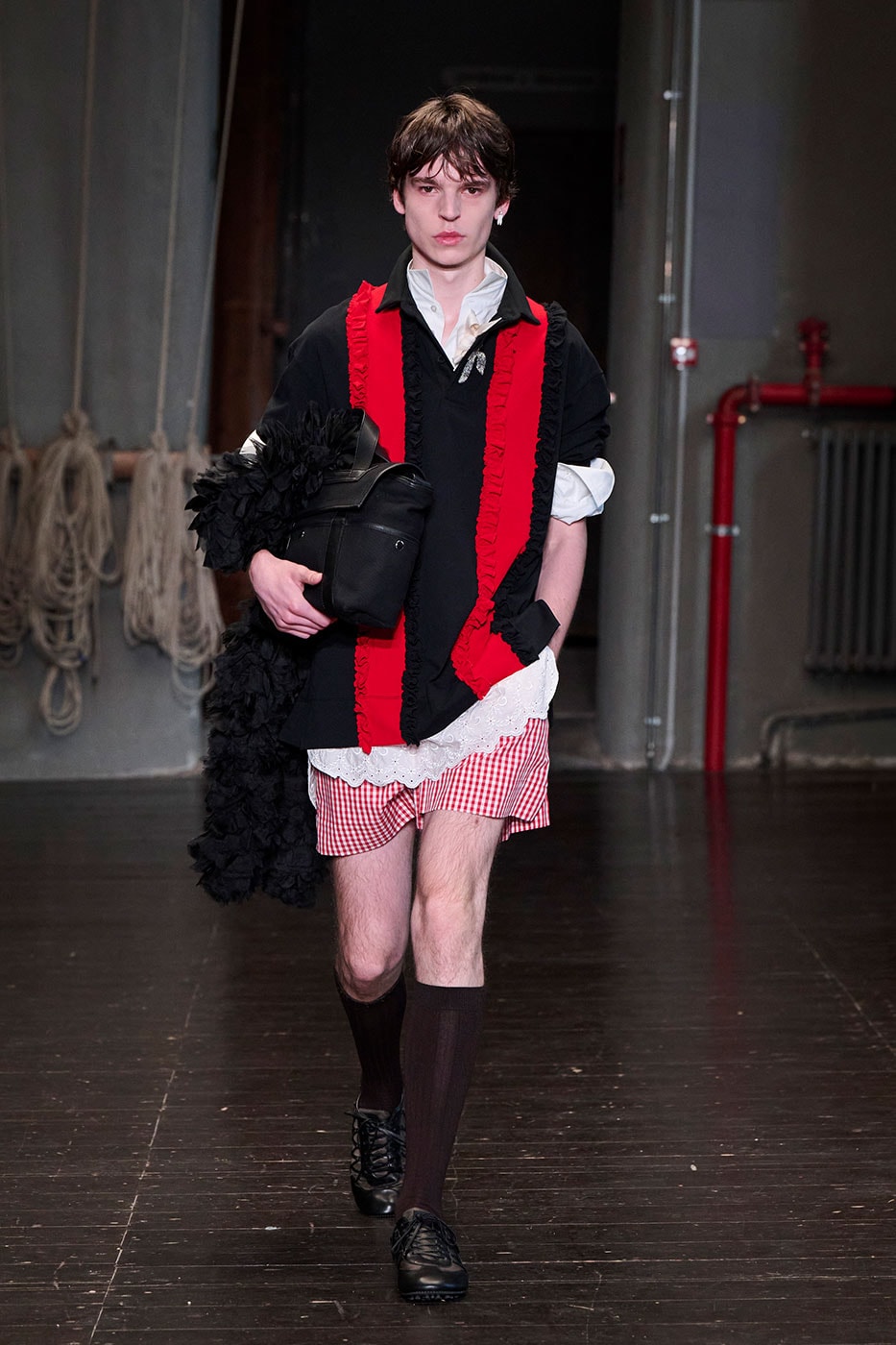 Simone Rocha Debuts Inaugural Men's Collection for SS27 pitti uomo 110 florence debut mens collection