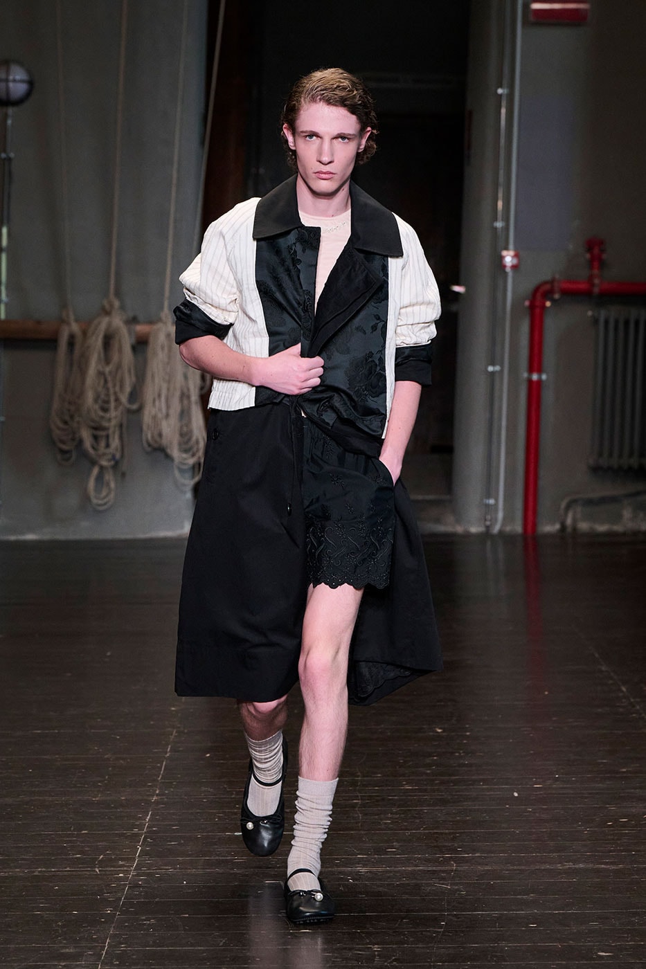 Simone Rocha Debuts Inaugural Men's Collection for SS27 pitti uomo 110 florence debut mens collection