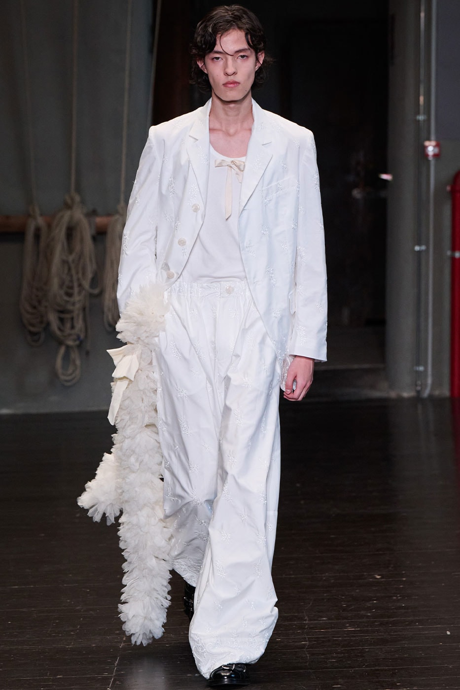 Simone Rocha Debuts Inaugural Men's Collection for SS27 pitti uomo 110 florence debut mens collection