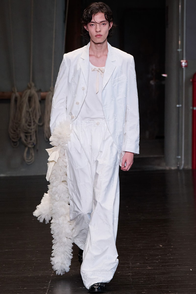 Simone Rocha Debuts Inaugural Men's Collection for SS27 pitti uomo 110 florence debut mens collection