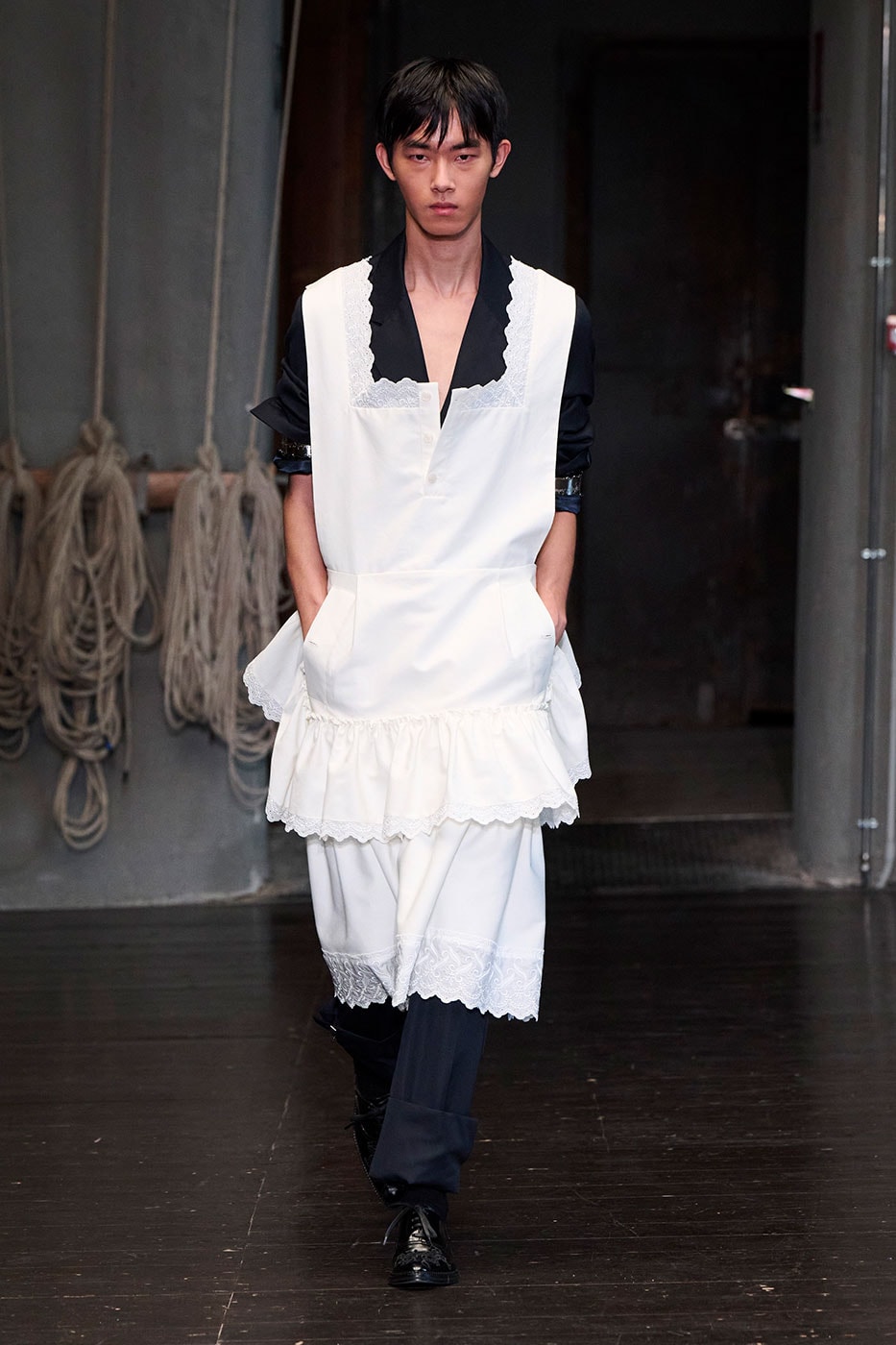 Simone Rocha Debuts Inaugural Men's Collection for SS27 pitti uomo 110 florence debut mens collection
