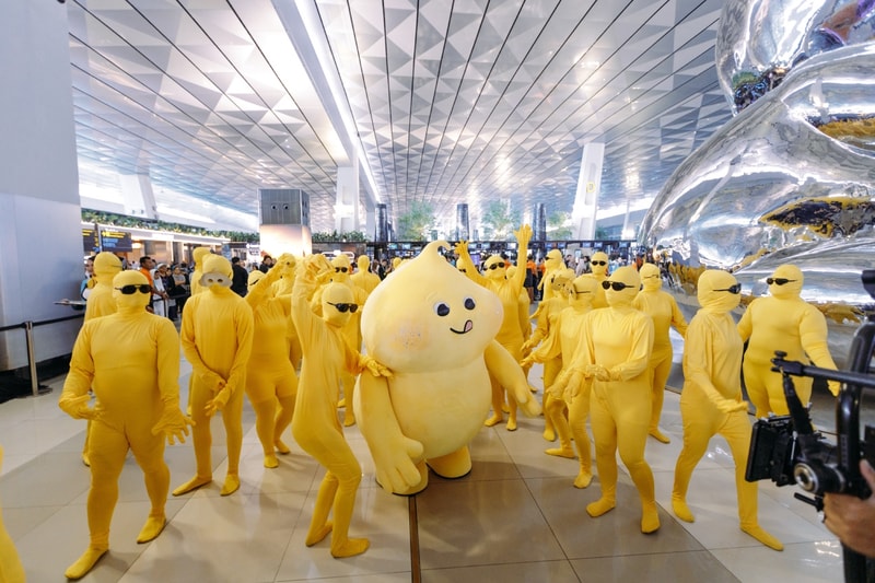 Butter Baby CGK Airport indonesia Opening Recap sculpture info