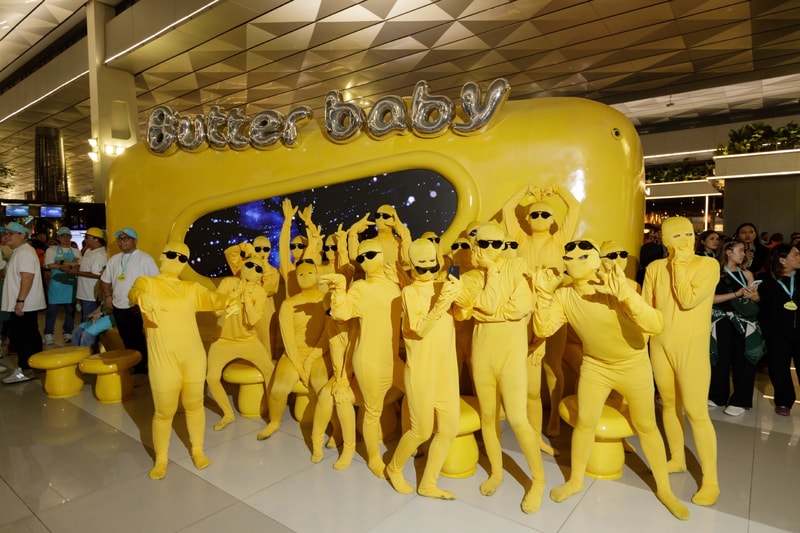 Butter Baby CGK Airport indonesia Opening Recap sculpture info