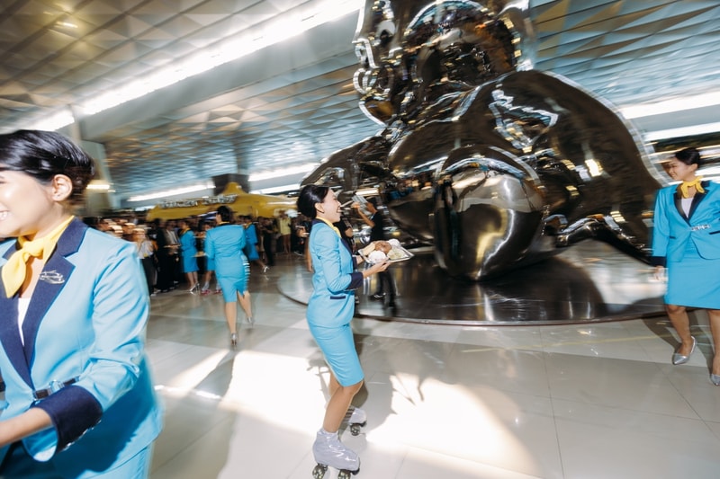 Butter Baby CGK Airport indonesia Opening Recap sculpture info