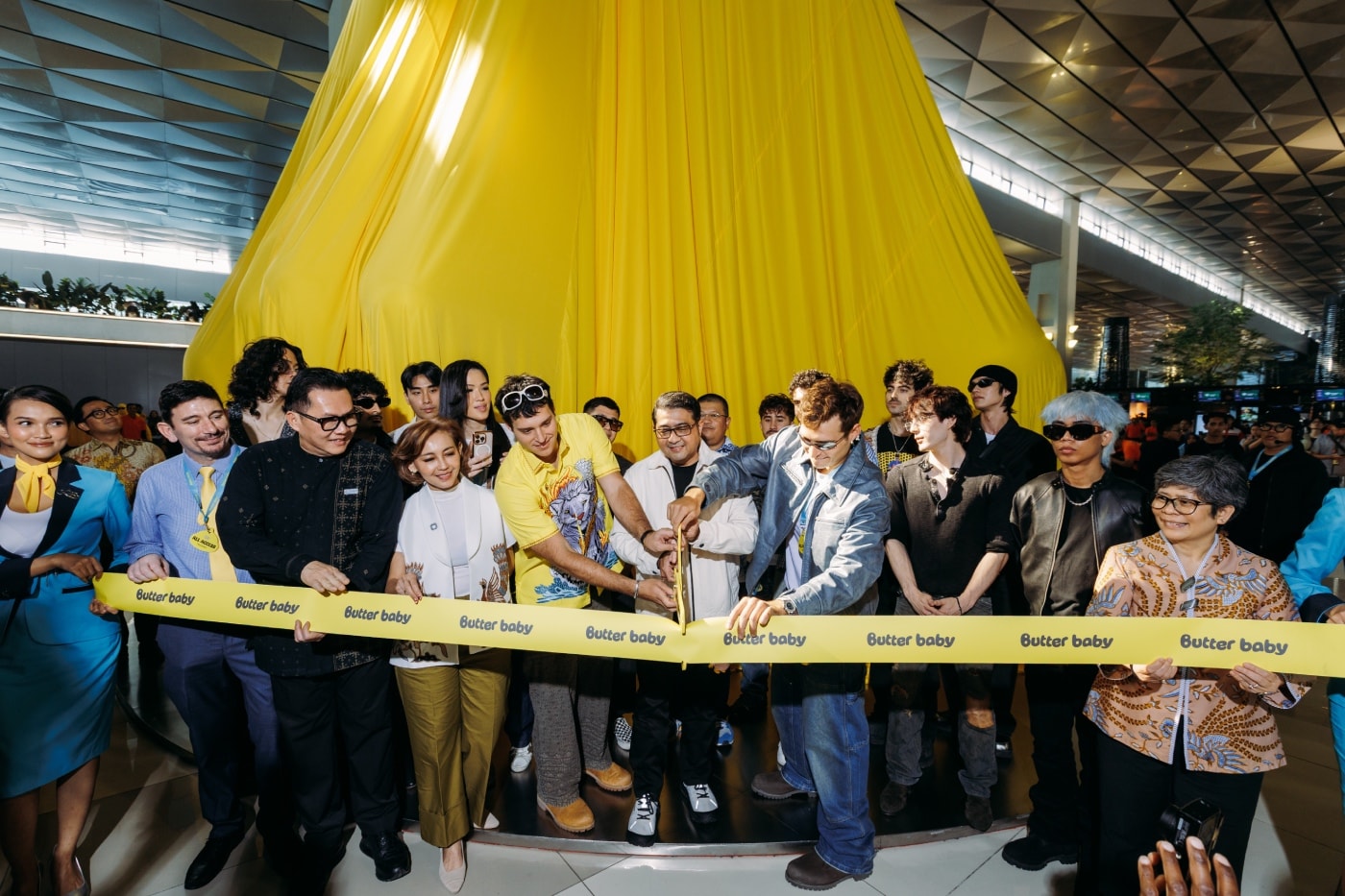 Butter Baby CGK Airport indonesia Opening Recap sculpture info