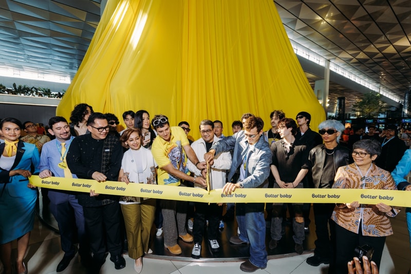 Butter Baby CGK Airport indonesia Opening Recap sculpture info