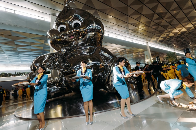 Butter Baby CGK Airport indonesia Opening Recap sculpture info